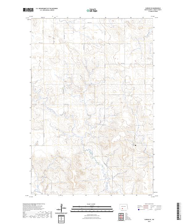 Carson SE topographic map thumbnail