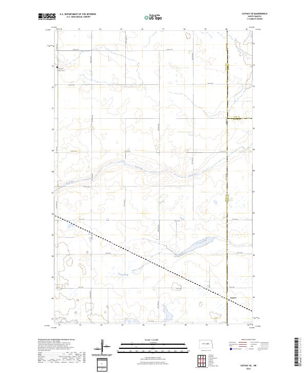 Cathay SE topographic map thumbnail
