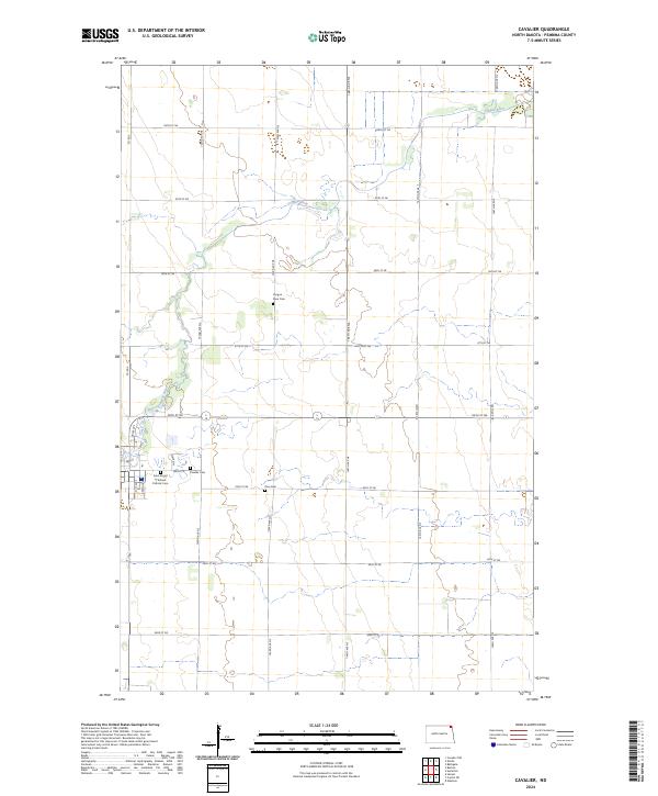 Cavalier topographic map thumbnail
