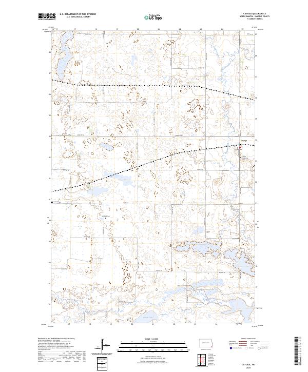 Cayuga topographic map thumbnail