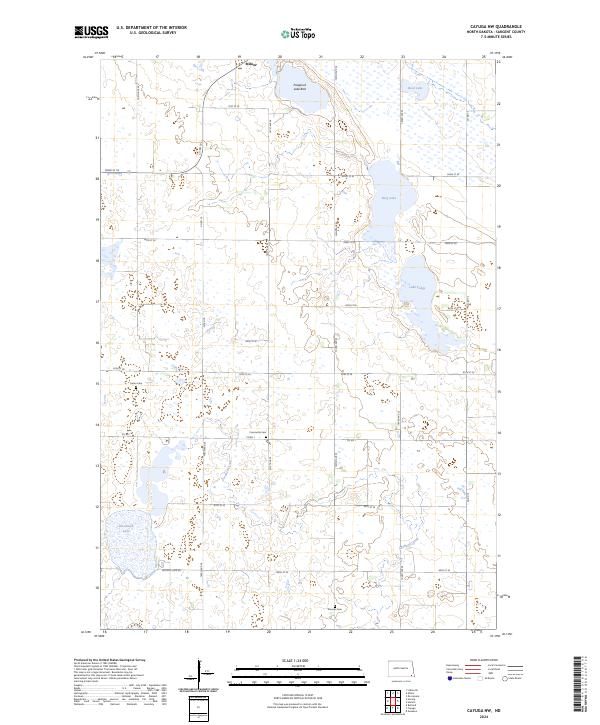 Cayuga NW topographic map thumbnail