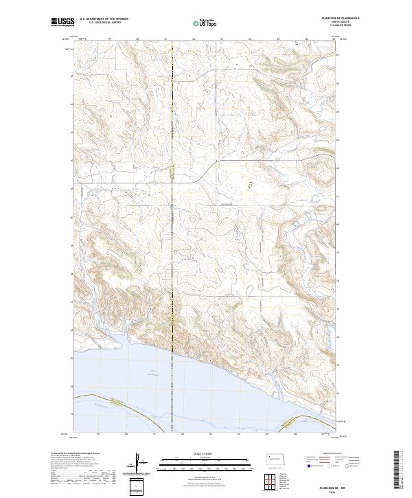 Charlson NE topographic map thumbnail