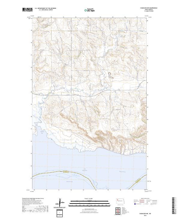Charlson NW topographic map thumbnail