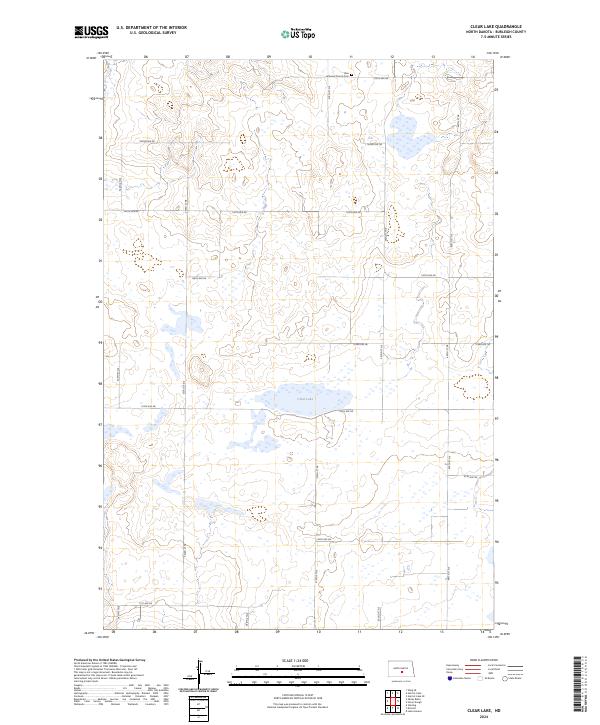 Clear Lake topographic map thumbnail