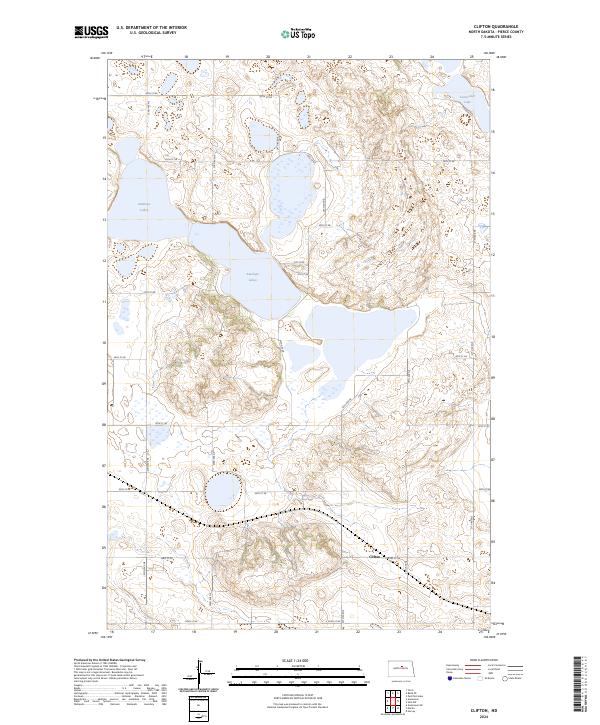 Clifton topographic map thumbnail