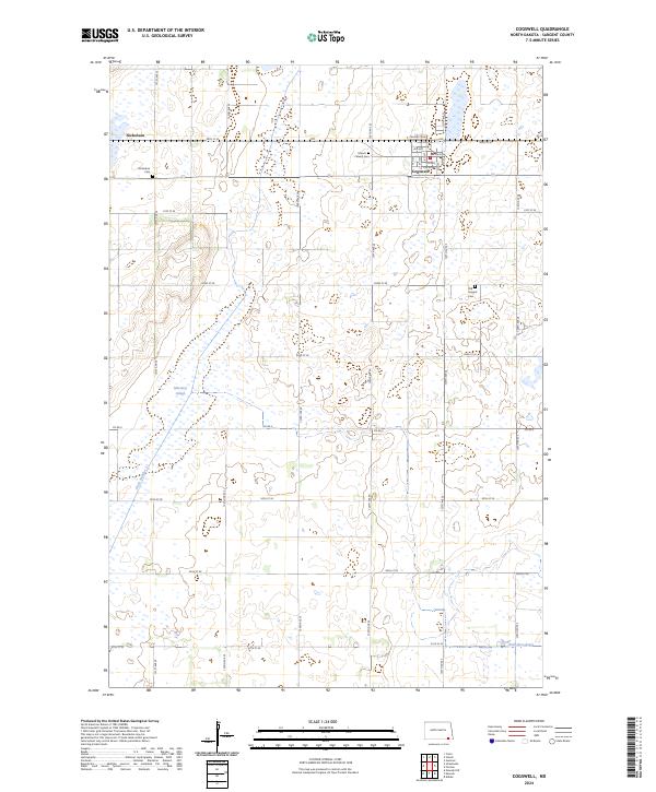 Cogswell topographic map thumbnail
