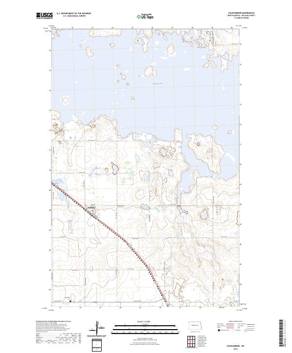 Coleharbor topographic map thumbnail