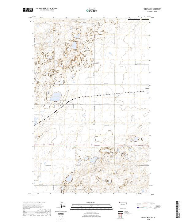 Colgan West topographic map thumbnail
