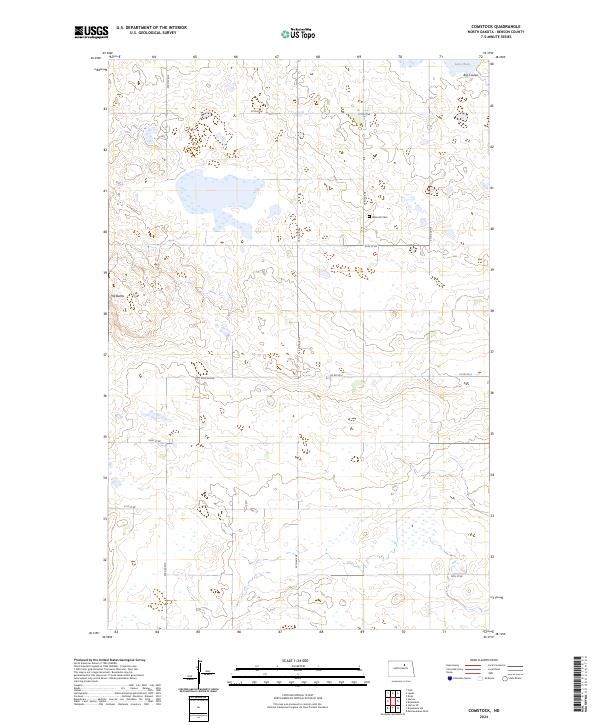 Comstock topographic map thumbnail