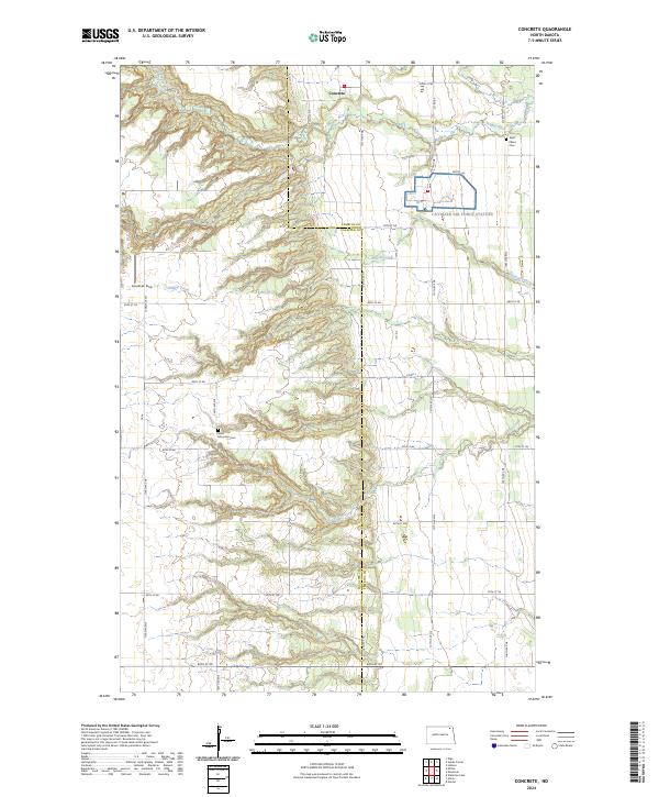 Concrete topographic map thumbnail