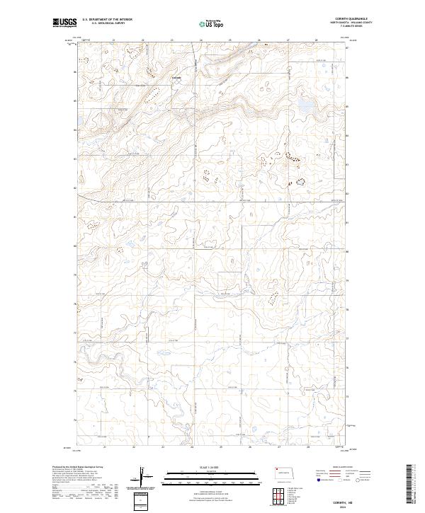 Corinth topographic map thumbnail