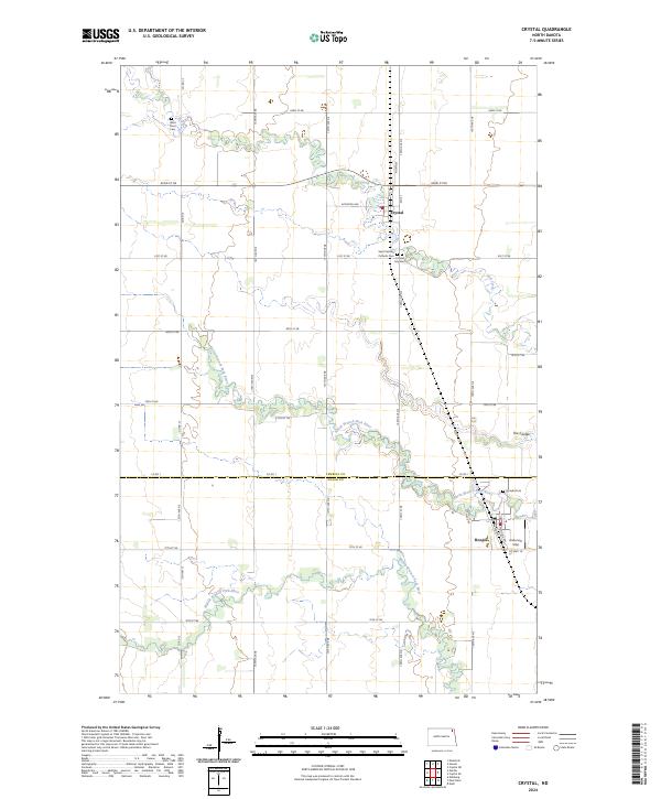 Crystal topographic map thumbnail