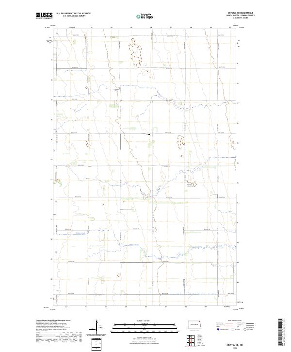 Crystal NE topographic map thumbnail