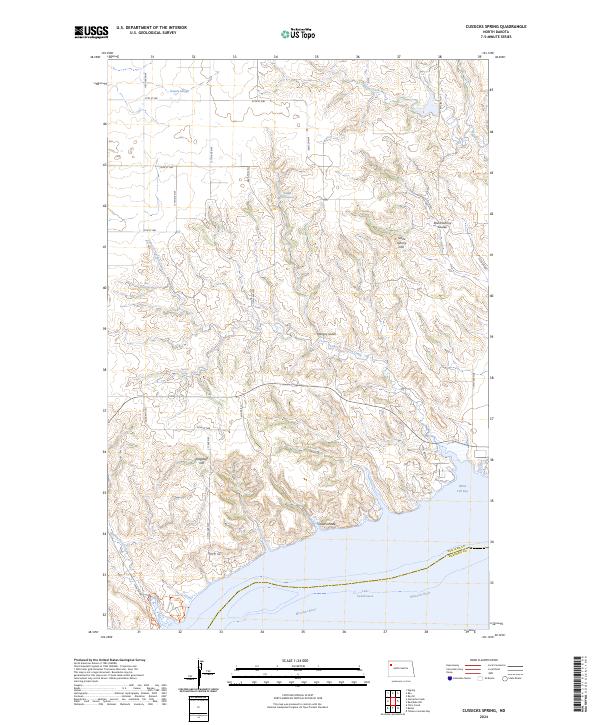 Cussicks Spring topographic map thumbnail