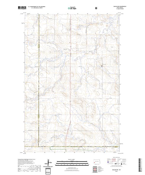 Daglum NW topographic map thumbnail