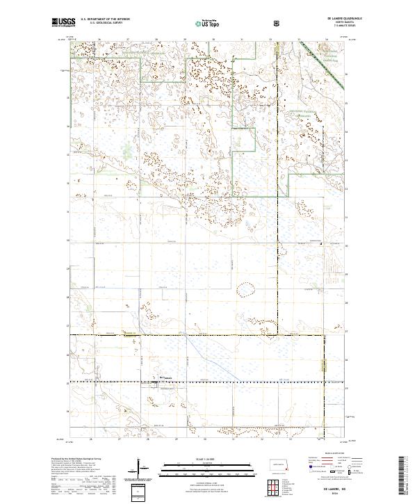 De Lamere topographic map thumbnail