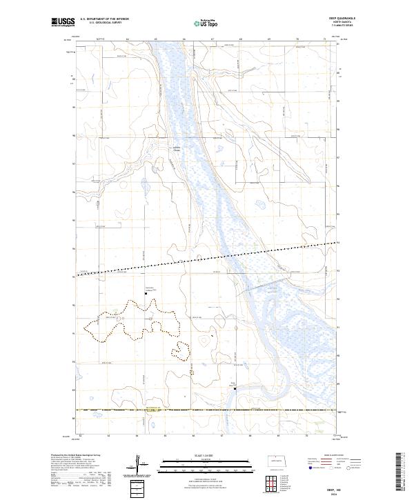 Deep topographic map thumbnail