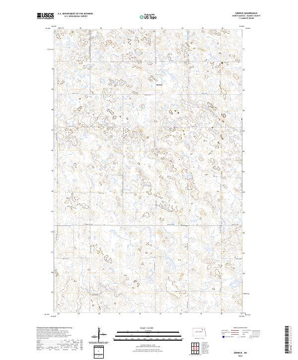 Derrick topographic map thumbnail