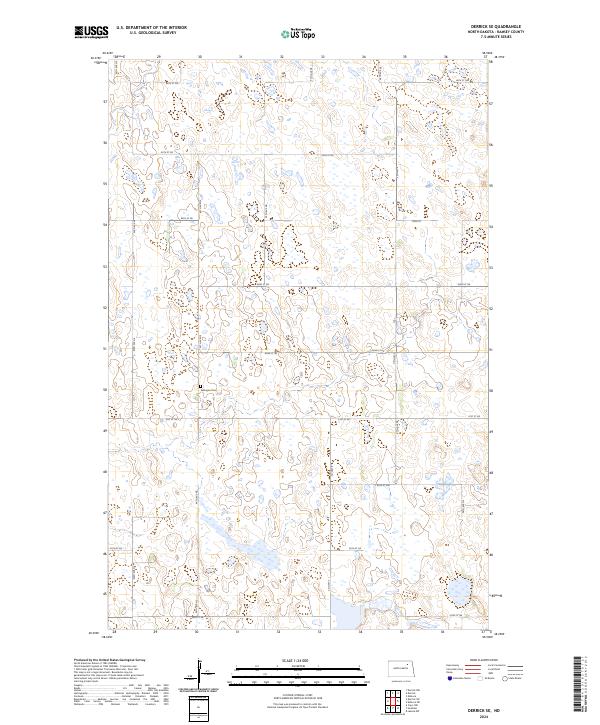 Derrick SE topographic map thumbnail