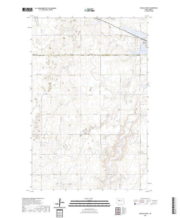 Douglas West topographic map thumbnail