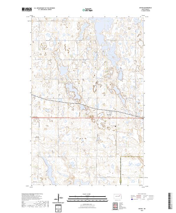 Doyon topographic map thumbnail
