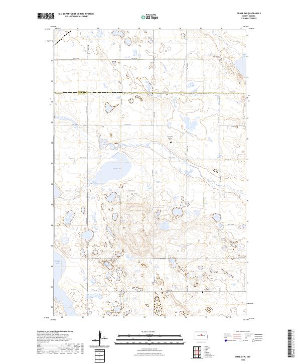 Drake SW topographic map thumbnail
