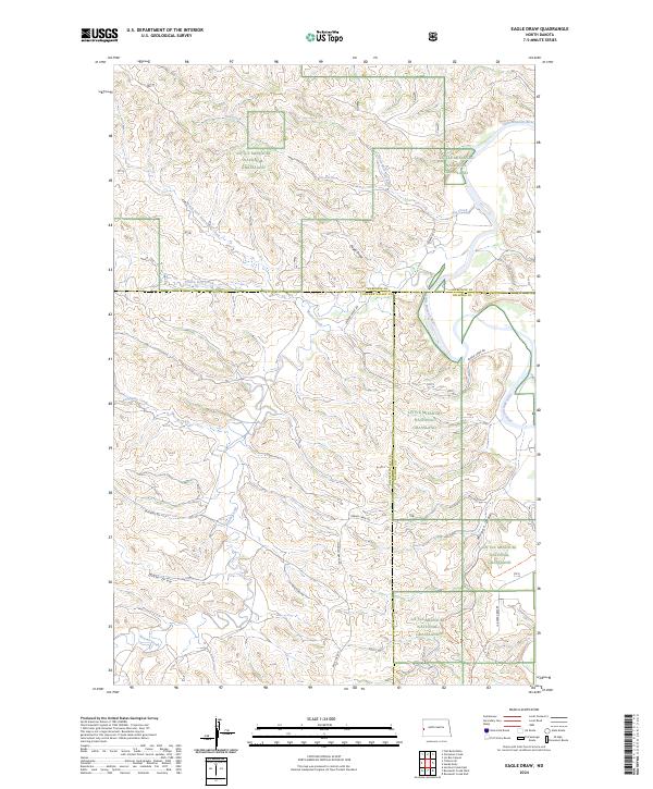 Eagle Draw topographic map thumbnail