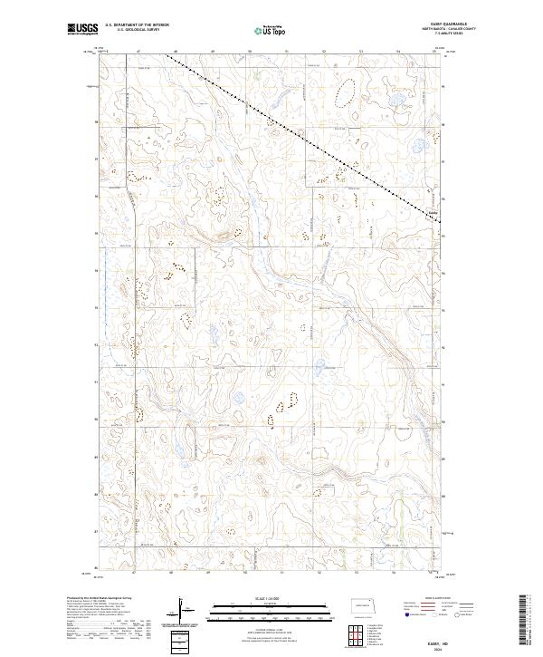 Easby topographic map thumbnail