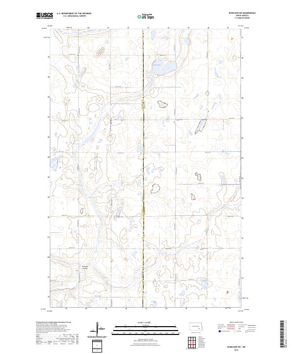 Eckelson SW topographic map thumbnail