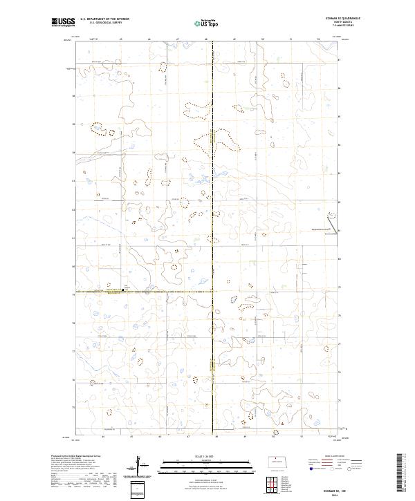 Eckman SE topographic map thumbnail