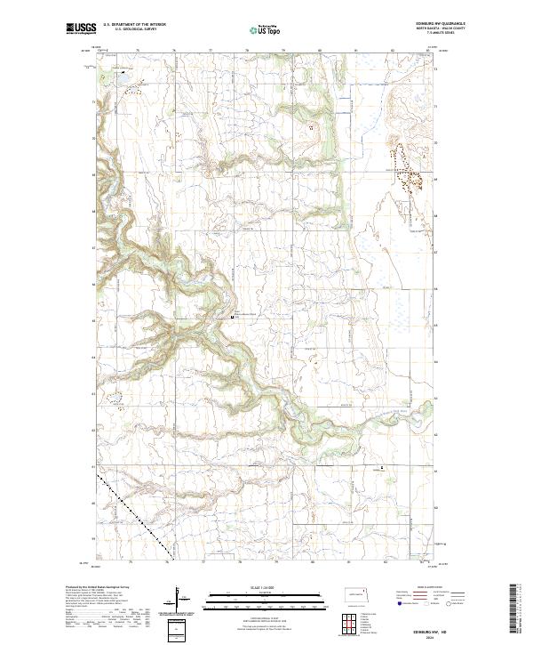 Edinburg NW topographic map thumbnail