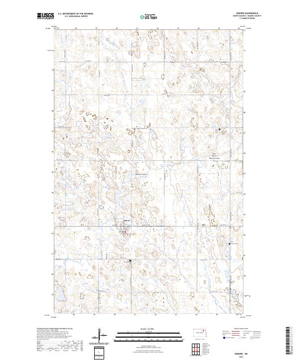 Edmore topographic map thumbnail