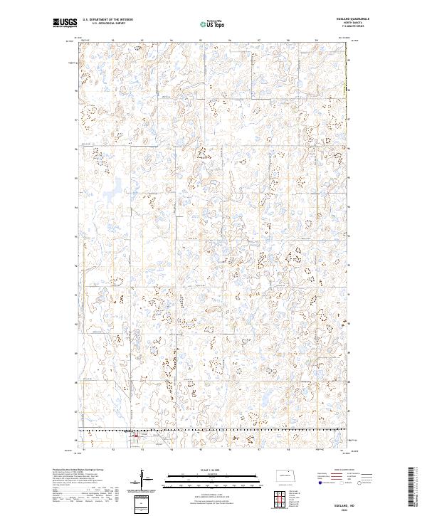 Egeland topographic map thumbnail