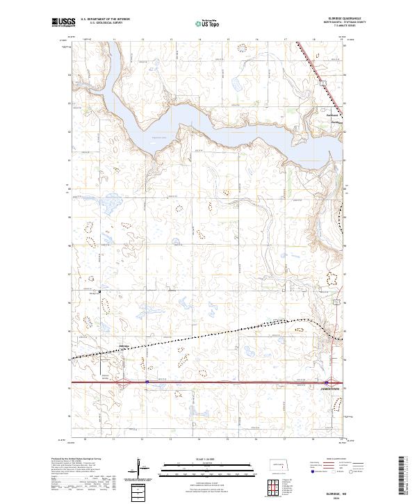 Eldridge topographic map thumbnail