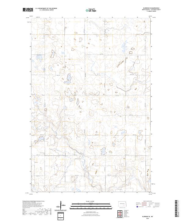 Eldridge SE topographic map thumbnail