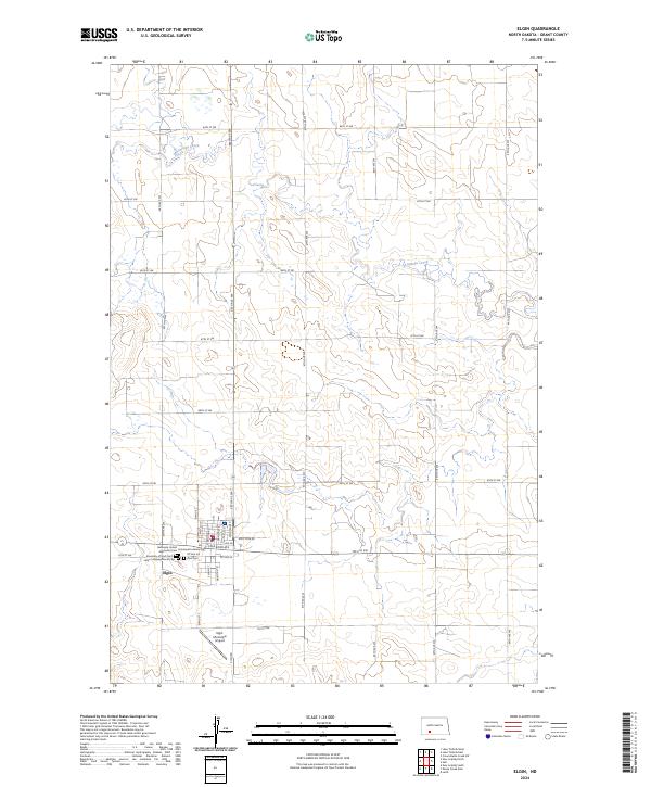 Elgin topographic map thumbnail
