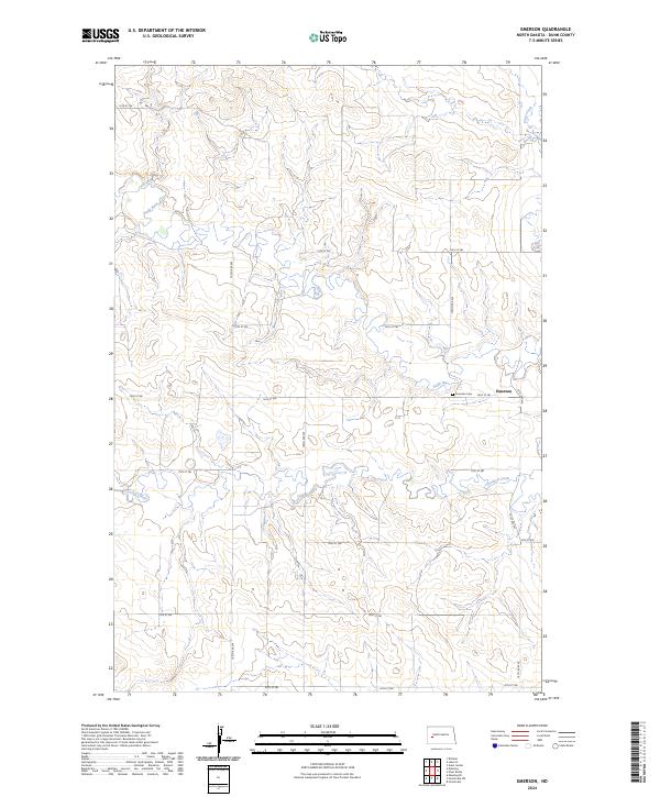 Emerson topographic map thumbnail