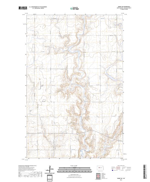 Emmet NE topographic map thumbnail