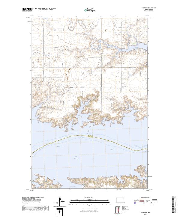 Emmet SW topographic map thumbnail