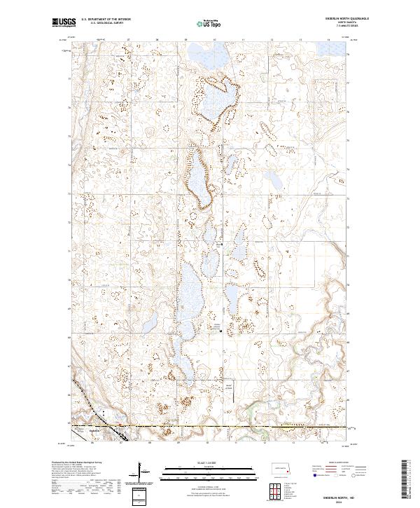 Enderlin North topographic map thumbnail