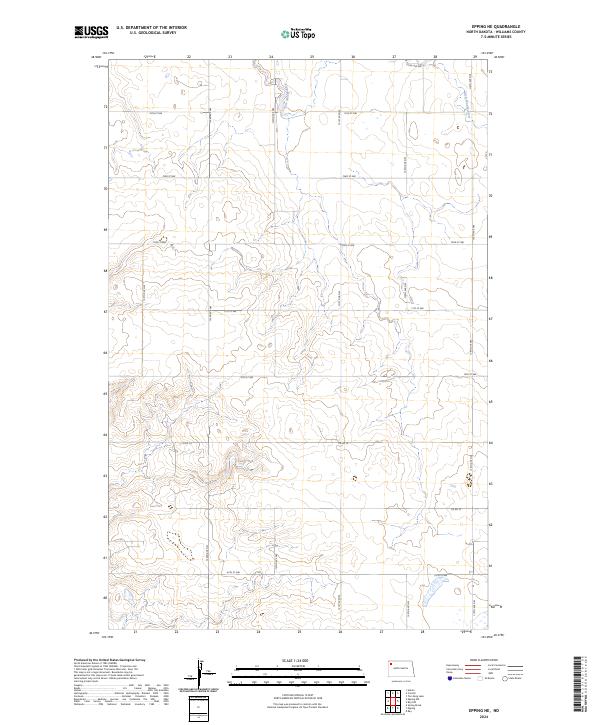 Epping NE topographic map thumbnail