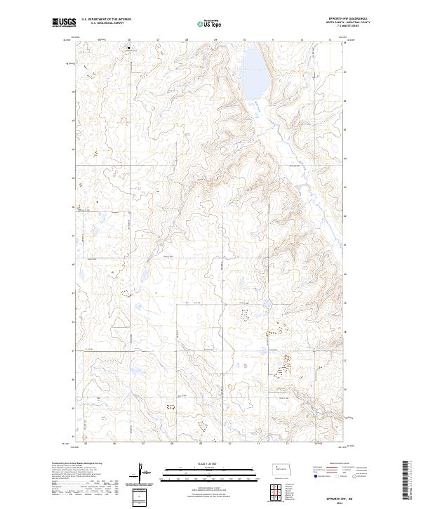 Epworth NW topographic map thumbnail