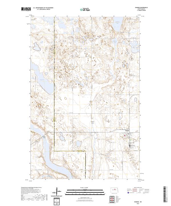 Esmond topographic map thumbnail