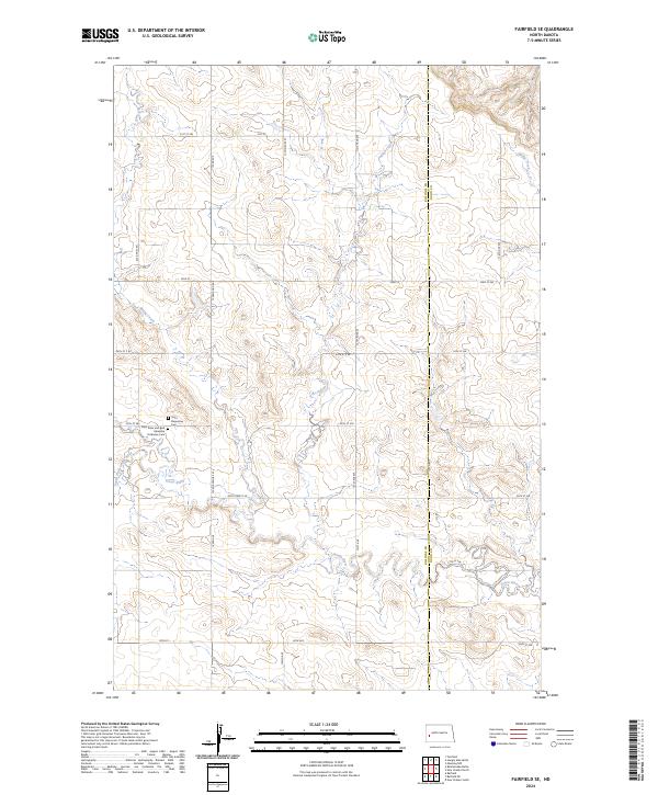 Fairfield SE topographic map thumbnail