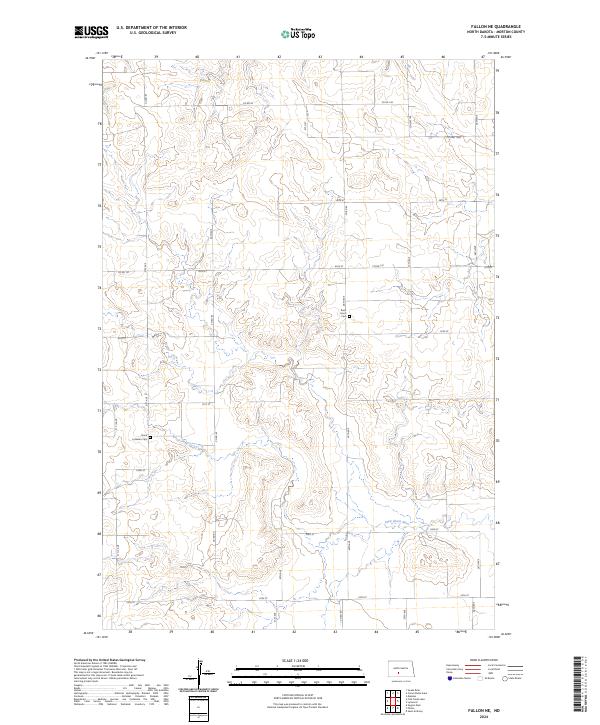 Fallon NE topographic map thumbnail