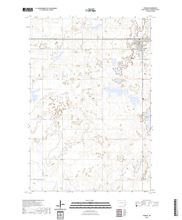 Forman topographic map thumbnail