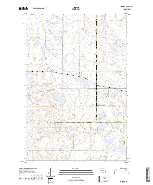 Fredonia topographic map thumbnail
