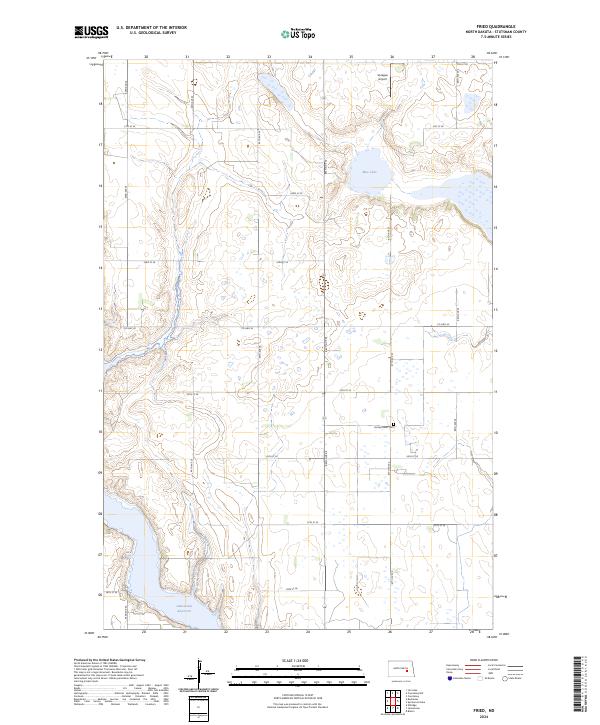 Fried topographic map thumbnail