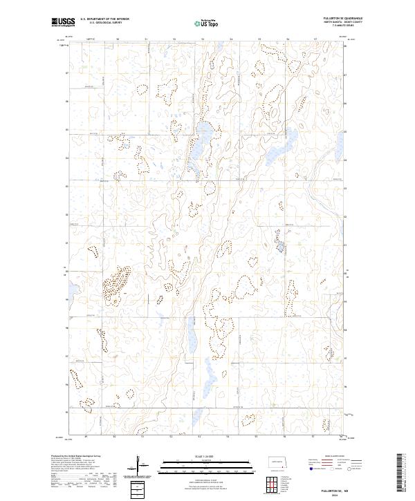 Fullerton SE topographic map thumbnail