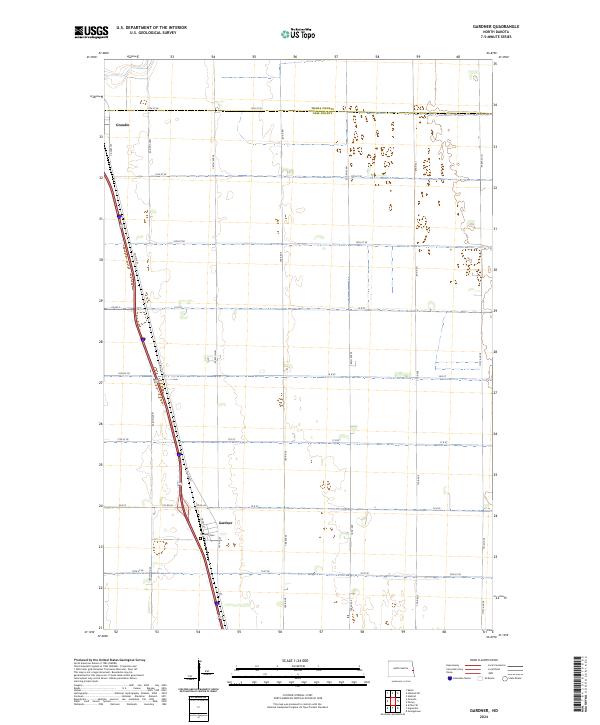 Gardner topographic map thumbnail